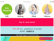 Tablet Screenshot of hijabenka.com